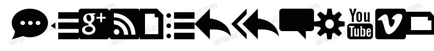 GeographicSymbols Regular字体转换
